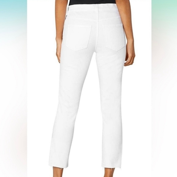 Liverpool GIA Glider The Crop Pull-On Jeans in Optic White Size Petite 6/28 New - Picture 4 of 12